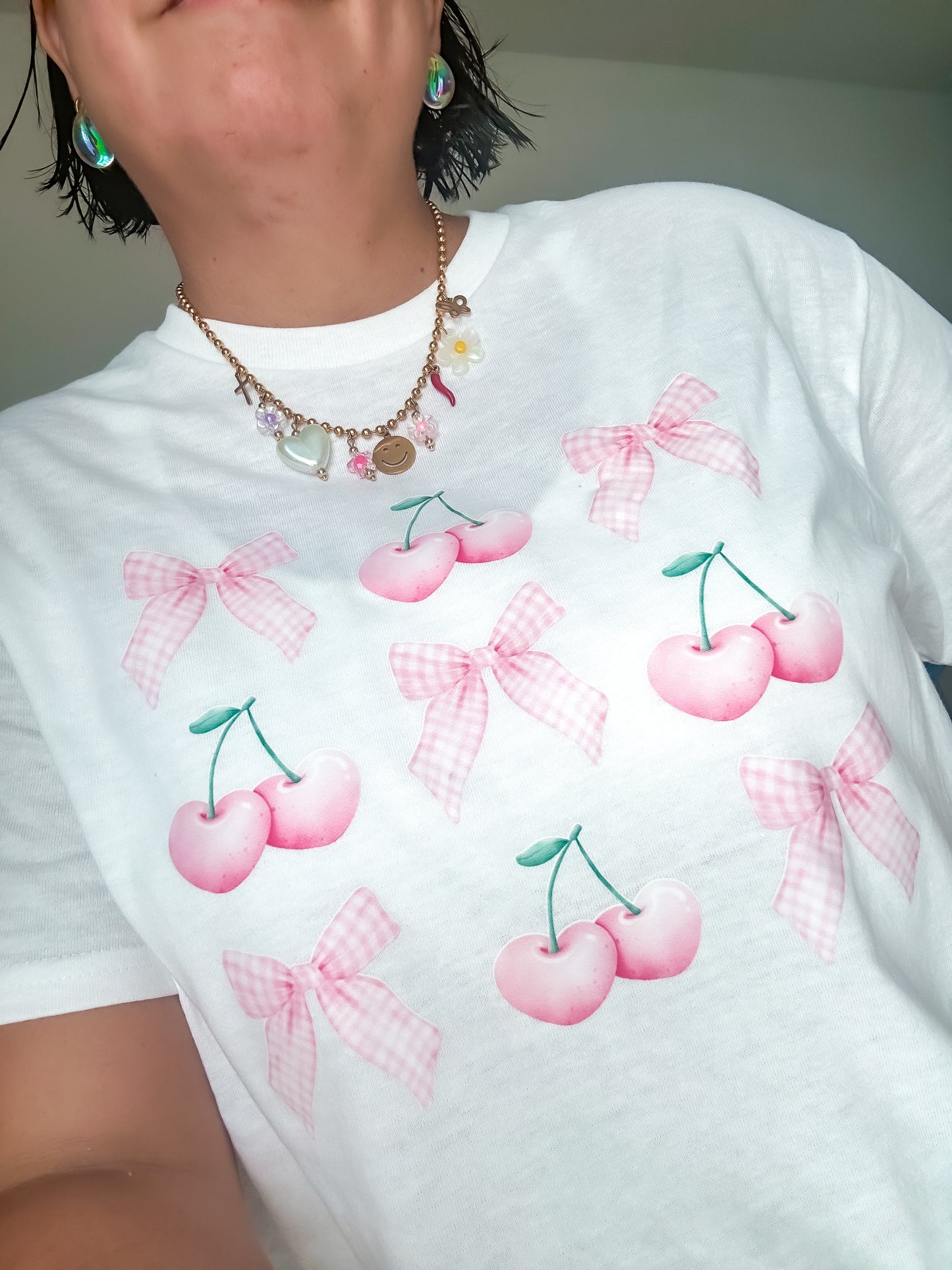 Cherry coquette shirt