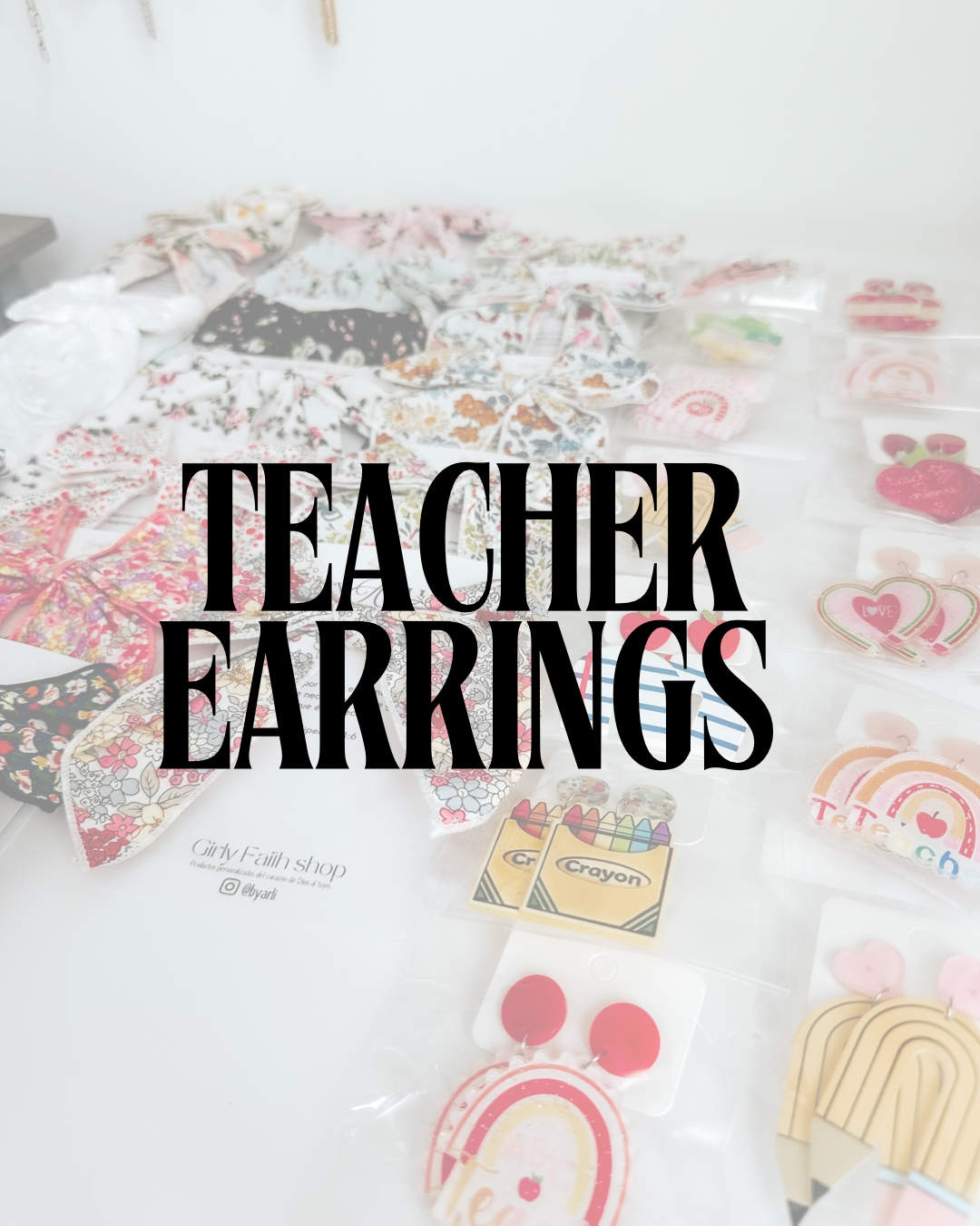 Teacher earrings