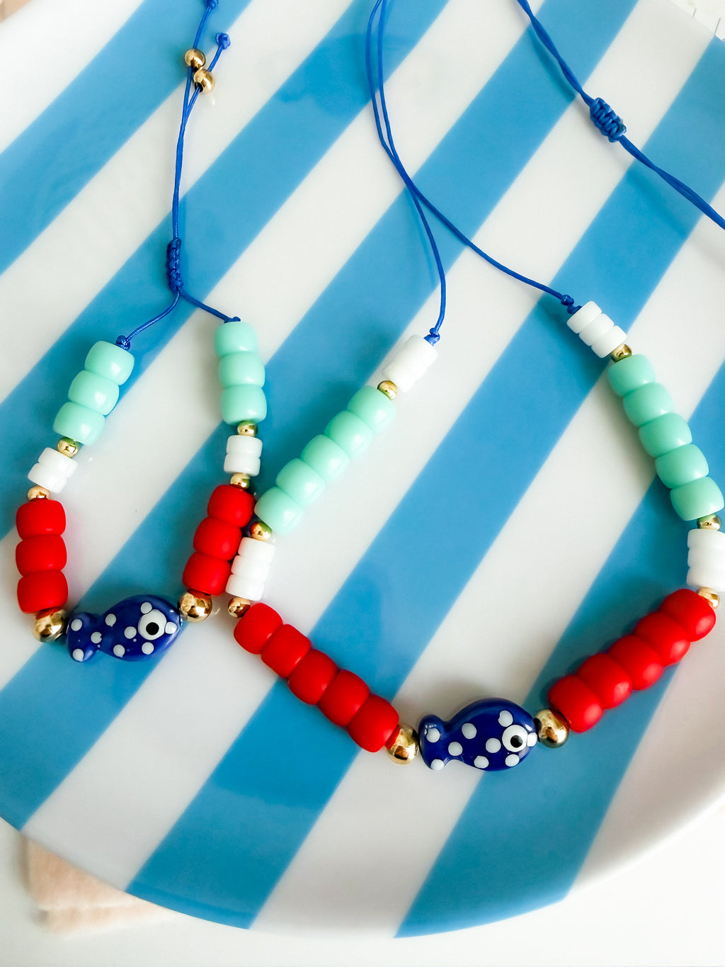 Colorful fishies Necklace set