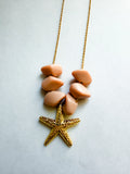 Starsfish sand necklace