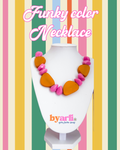 Funky color necklace