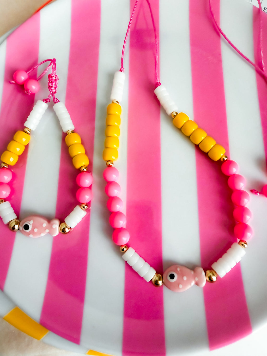 Colorful fishies Necklace set