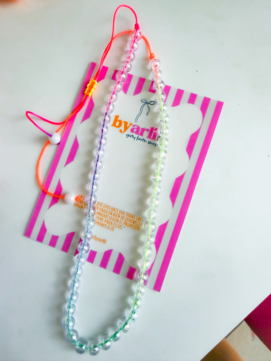 Halo clear Necklace