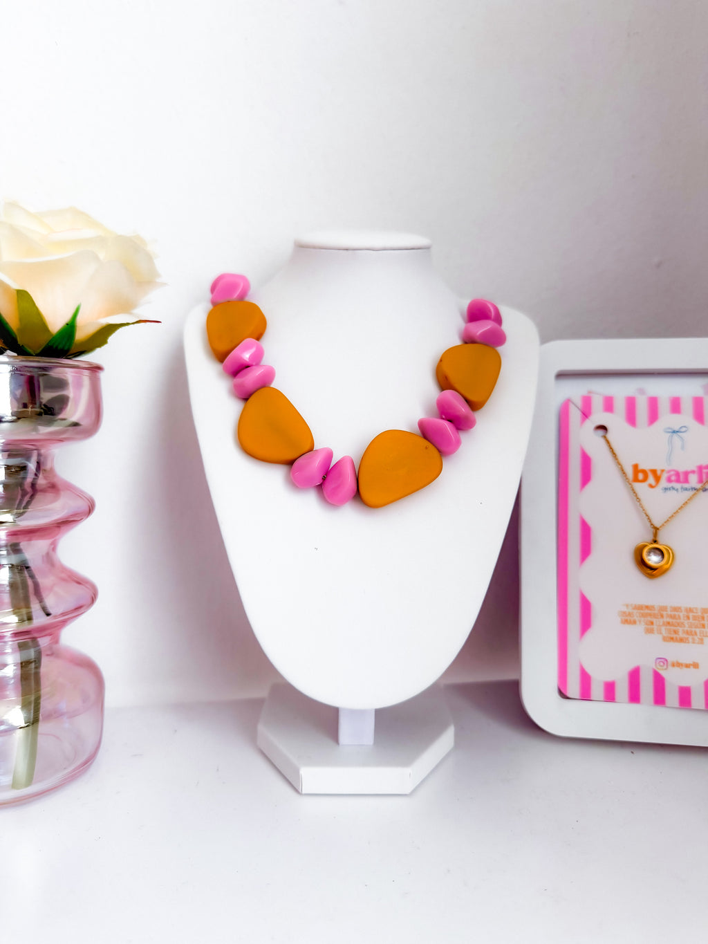 Funky color necklace