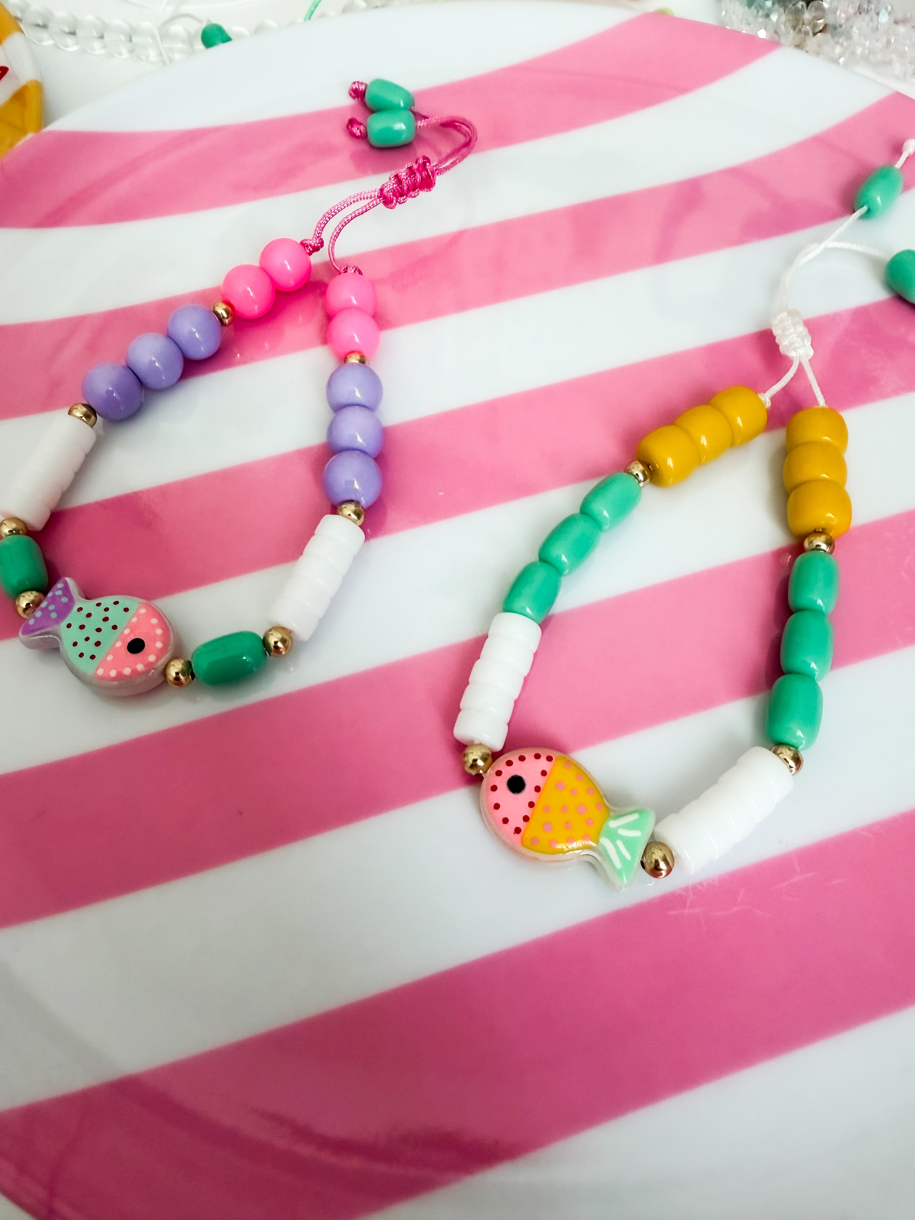 Colorful fishies bracelet
