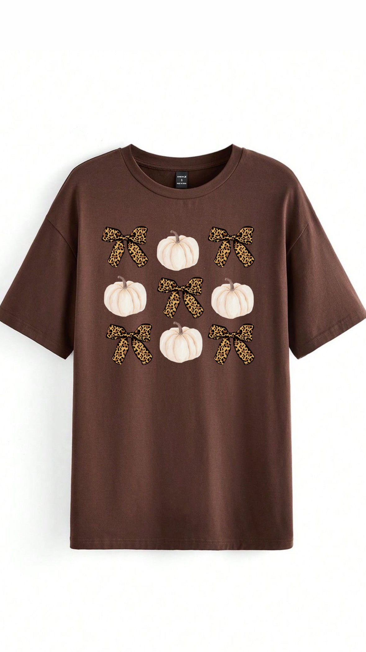 Pumkin bows shirt